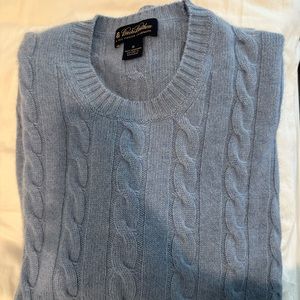 Brook’s Brothers Cashmere Cable Knit sweater.